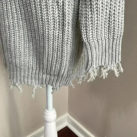 Almost Famous Gray Cutout Turtleneck Sweater Dress​​ - Picture 7 of 10